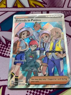 Pokemon - Friends in Paldea 137/131 - Prismatic Evolutions - Full Art - Played - Image 4