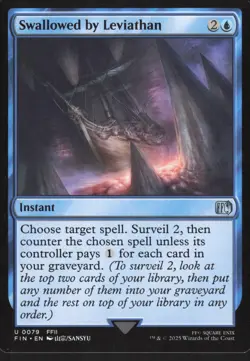 Swallowed by Leviathan- 079 - FINAL FANTASY- Near Mint - MTG - Image 1