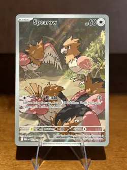 Pokemon TCG Spearow 151/132 Mega Evolution Illustration Rare Near Mint Condition - Image 1