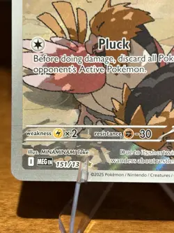 Pokemon TCG Spearow 151/132 Mega Evolution Illustration Rare Near Mint Condition - Image 5