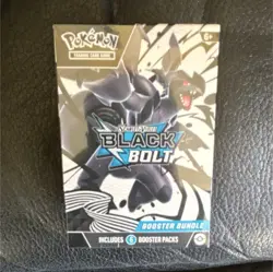 Pokemon Scarlet & Violet Black Bolt Booster Bundle Box with 6 Booster Packs - Image 1