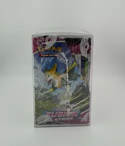 Fusion Strike Booster Box Pokemon Sword & Shield NEW SEALED - w/ Semi Rigid Case - Image 3