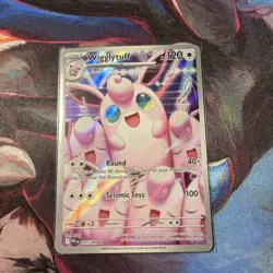 Pokemon TCG Wigglytuff 105/094 ME02: Phantasmal Flames Illustration Rare NM - Image 1