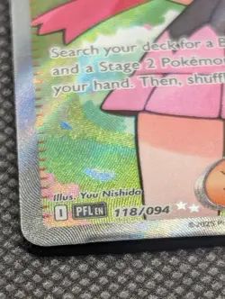 Dawn 118/094 Me02: Phantasmal Flames Holo Ultra Rare Pokemon TCG - Image 3
