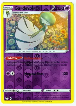 Gardevoir Rare SWSH12: Silver Tempest 069/195 NM Reverse Holo Pokemon TCG - Image 1