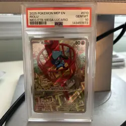 Pokemon TCG Riolu Illustration Rare Center Promo PSA 10 - Image 1