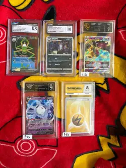 5x Graded Pokemon Slabs Bundle #4 - Image 1