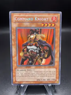 YuGiOh Misprint Super Rare Foil Command Knight CT1-EN003 Limited Edition NM - Image 1