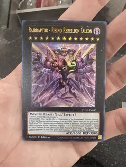Raidraptor - Rising Rebellion Falcon [Holo] YU-GI-OH! PHNI-EN045 1st Edition - Image 1