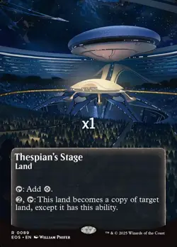 MTG Borderless Edge of Eternities: Stellar Sights EOS Thespian's Stage MINT - Image 1