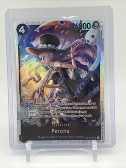 Extra Booster: One Piece Heroines Edition Card EB03-045 Perona FOIL - Image 1