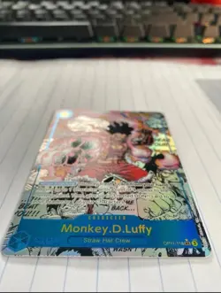 One Piece Monkey D. Luffy Snakeman Manga A fist of Divine Speed OP11-118 English - Image 2