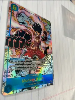 One Piece Monkey D. Luffy Snakeman Manga A fist of Divine Speed OP11-118 English - Image 3