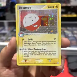 Pokemon TCG Electrode Holo Rare Card 5/101 Hidden Legends Series NM HUGE SWIRL - Image 1