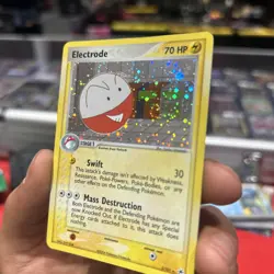 Pokemon TCG Electrode Holo Rare Card 5/101 Hidden Legends Series NM HUGE SWIRL - Image 2