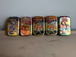 Pokemon TCG Vibrant Paldea Mini Tin With Stickers And Info Card. NO PACKS - Image 2
