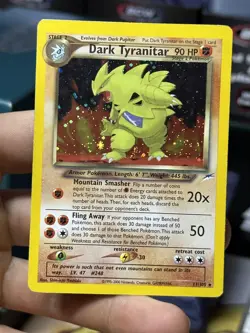 #3 Dark Tyranitar 11/105 2000 Neo Destiny 2000 Holo Rare WOTC Pokemon Card TCG - Image 3