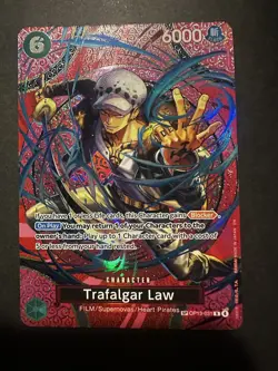 OP13-031 Trafalgar Law SP Adventure on Kami’s island One Piece TCG Card OP15 - Image 1