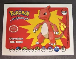 CHARMANDER X CHARMELEON X CHARIZARD - WHOS THAT POKEMON VINTAGE 1997 HOLO CARD - Image 3