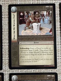 Lord of the Rings TCG 15 Rare Card Lot Dawrf Gloin Gimli - Image 4