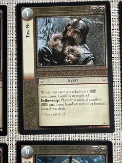 Lord of the Rings TCG 15 Rare Card Lot Dawrf Gloin Gimli - Image 5