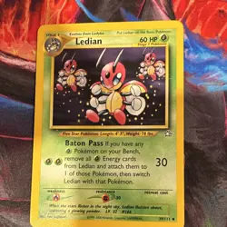 Pokemon Ledian Neo Genesis Uncommon 39/111 Stage 1 60 HP Unlimited English Card - Image 1