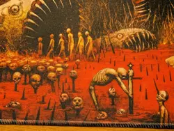 MTG Seb McKinnon Damnation Stitched Playmat Signed Kickstarter - Image 4