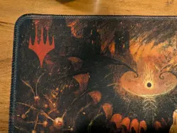 MTG Seb McKinnon Damnation Stitched Playmat Signed Kickstarter - Image 5