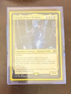 MTG FF Noctis Prince Of Lucis Custom Commander Deck ARTIFACTS Rares Sleeved/Box - Image 1