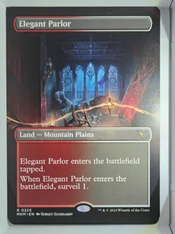 Elegant Parlor (Borderless) - R325 - MTG - Murders at Karlov Manor (MKM) - Image 1