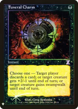 Magic The Gathering MTG FUNERAL CHARM FOIL Mystery Booster NM Near Mint - Image 1