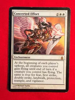 Concerted Effort, MtG, Ravnica, Rare Enchantment, Never Played - Image 1