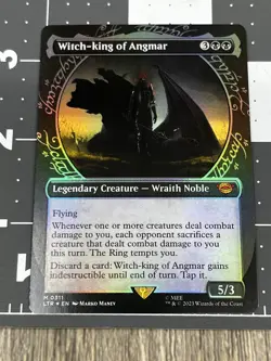 MTG Witch-King of Angmar *SHOWCASE FOIL* Lord of the Rings 0311 NM - Image 1