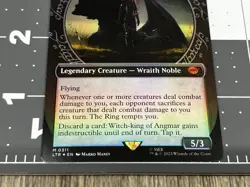 MTG Witch-King of Angmar *SHOWCASE FOIL* Lord of the Rings 0311 NM - Image 3