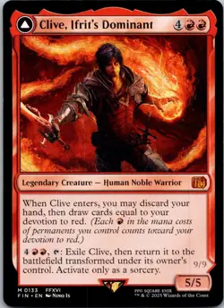 Clive, Ifrit's Dominant M FINAL FANTASY 133 NM Normal - Image 1