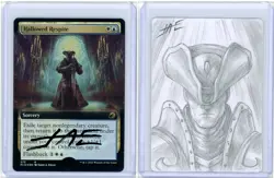 Hallowed Respite Foil Innistrad: MH Signed Artist Proof With B&W Sketch MTG - Image 1