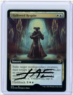Hallowed Respite Foil Innistrad: MH Signed Artist Proof With B&W Sketch MTG - Image 2