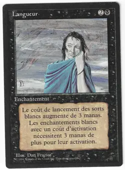 ►Magic-Style◄ MTG - Gloom - French Revised FBB - EX - Image 1