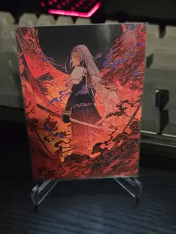 Nibelheim Aflame Art Series Magic The Gathering Final Fantasy NM - Image 1