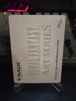 Nibelheim Aflame Art Series Magic The Gathering Final Fantasy NM - Image 2