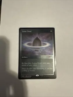 MTG Lotus Petal - Foil Etched- 30th Anniversary Miscellaneous Promos NM - Image 1