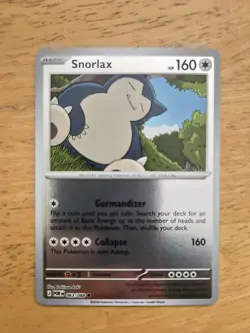 Pokemon TCG - Snorlax Reverse Holo - 063/088 - Near Mint - Perfect Order - Image 1
