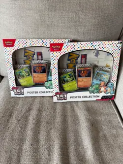 Lot of 2 pokemon 151 poster collection box sealed - Image 1
