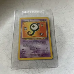 Pokemon TCG Unown #38 Black Star Promo Card Pokemon TCG WOTC Vintage - Image 1