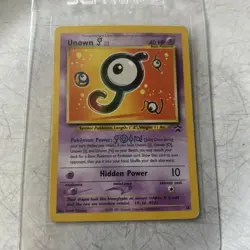 Pokemon TCG Unown #38 Black Star Promo Card Pokemon TCG WOTC Vintage - Image 2