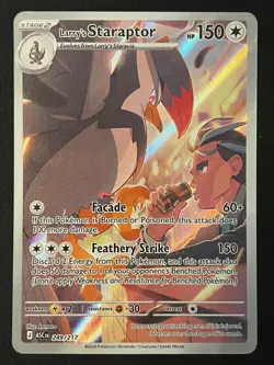 Pokemon TCG Larry's Staraptor 249/217 Illustration Rare - Asc. Heroes - Fresh ✅ - Image 1