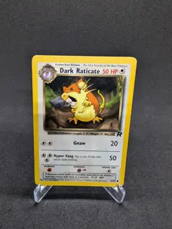 Pokemon TCG - Dark Raticate 51/82 - Team Rocket - LP - WOTC - Image 1