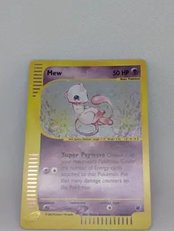 Mew 019/165 Expedition Base Set Holo Ultra Rare Pokemon TCG Nintendo e-reader NM - Image 3