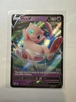 Pokemon Mew V Ultra Rare 069/189 2020 Darkness Ablaze NM - Image 1