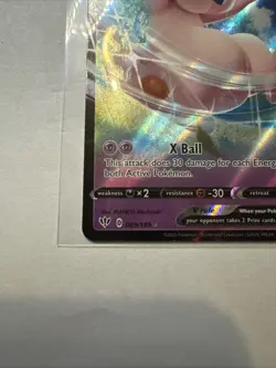 Pokemon Mew V Ultra Rare 069/189 2020 Darkness Ablaze NM - Image 5